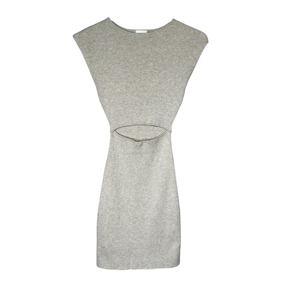 Wilfred Free ribbed Cut-Out Knit Tank Mini Dress Size XXS - Picture 4 of 5